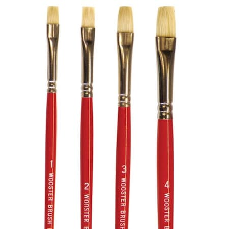 Wooster #2 Artist White China Bristle, Paint Brush F1622